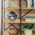 Miniatyrbild 3 av 5: Blomkruka, Mini Trädgårdskruka Behållare Sagoträdgårdskruka Med Sött Hus Bordsdekor