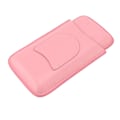 Pikkukuva 3 / 8: Cigar Case High End Nahka Muoti Kannettava Matkakotelo 3 Sikarille Vaaleanpunainen