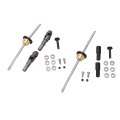 Miniatyrbilde 1 av 8: Metall drivaksel girbroaksel differensialsett for WPL C14 C24 C34 C44 B14 B16 B24 B36 1/16 RC bil