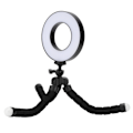 Miniatyrbillede 8 af 8: Ring Light 3,5 tommer diameter dæmpbar bærbar 3 lystilstande Make Up Light til MakeUp