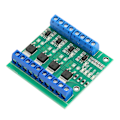 Miniatyrbild 2 av 8: MOS-drivrutinmodul 4-vägsfälteffekt PLC-förstärkarkort 3‑20V PWM-ingång DC 3,7V‑27V-utgång