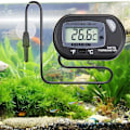 Miniatyrbilde 5 av 5: LCD Digital Akvarium Termometer med Sugkopp for Fiskedam og Skilpaddehabitat