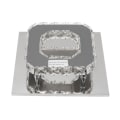 Miniatyrbilde 6 av 8: LED-taklampe 3 lysfarger moderne dekorative firkantede falske krystall mini lysekrone for stue korridor 85‑265V