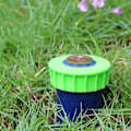 Pikkukuva 4 / 5: Staattinen sadetin, 360° puutarhasadetin, suihkusadetin, automaattinen nurmikon kastelu, 15,5 * 5,5 cm puutarha-, nurmikko- ja peltokastelu