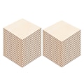 Miniatyrbillede 1 af 8: 50 stk. DIY træplade håndværk børn tegne tilbehør håndlavet håndværk til jul (10CM (50 stk.) )