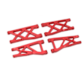 Miniatyrbilde 8 av 8: Front Rear Suspension Arm Set Aluminiumlegering Slitasjebestandig Sterk RC Swing Arm Set for ARRMA SENTON 1/10 Rød