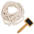 Miniatyrbillede 8 af 8: Macrame Kit 8mmx10m DIY Vævning Blød Ingen Særlig Lugt Gobelin For Tilbehør Til Håndværksentusiaster