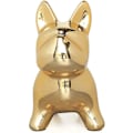 Miniatyrbild 4 av 5: Keramisk Bulldog Spargris för Pojkar Flickor, Pengabox för Barn, Myntbank Minnessak med Plastpropp, Fransk Bulldog Sparburk, Barnrumsinredning (Guld)