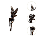 Miniatyrbild 5 av 5: Trädgårdsfé Staty Hantverk Resin Figurer för Utomhus Skrivbord Dockhus