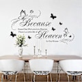 Miniatyrbild 3 av 4: \"Heaven in our home\" Väggdekaler Citat och Uttryck Väggdekoration Konstdekor För Sovrum Vardagsrum