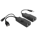 Miniatyrbillede 3 af 8: Netværksforlængerkabel USB2.0 til RJ45 Adapter Konverter Extender CAT5E / CAT6 100-240VUK Stik