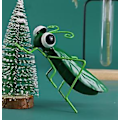 Pikkukuva 3 / 4: Metallinen Grasshopper Wall Art -veistos sisä- ja ulkosisustukseen