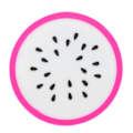 Pikkukuva 1 / 8: Fruit Shape Coaster Pöytäastiat Placematto Silikoni Cup juomatelineet Mat KeittiötarvikkeetDragon Fruit