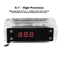 Miniatyrbillede 7 af 8: Præcis 50-100℃ digitalt vandtermometer Realtidsvandkølingstermometer rødt display
