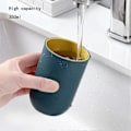Miniatyrbild 5 av 5: Muntvättskopp i plast Okrossbar Vattenmugg Behållare Tandborstmugg i plast Tandborste