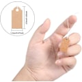 Miniatyrbilde 2 av 4: 300 ark etiketter prislapper blanke skrivbare prislapper displayetiketter med elastisk hengesnor, Kraft