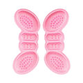 Miniatyrbillede 1 af 8: Hælpude, hælgreb, indlægssål, skridsikker, blød, tyk fodbeskyttelsespudde, et par, pink, 0,12 tommer