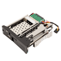 Miniatyrbilde 5 av 8: 2,5 tommers 3,5 tommers intern HDD-kabinett dobbel brønn 6 Gbps hot-swappable god varmeavledning skuffeløs HDD mobil rack bur