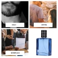 Miniatyrbilde 3 av 5: Köln parfyme for menn Langvarig lett duftstil Azure Ocean Cologne 55ml