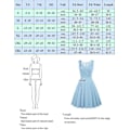 Pikkukuva 3 / 3: Retro Rockabilly -mekot naisille L Valkoinen