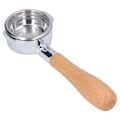Pikkukuva 6 / 8: Pohjaton Portafilter Ultrafine Filtration Professional -portasuodattimen pidike ruostumattomasta teräksestä valmistetulla kahvalla Expobar58 Beech A:lle