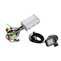 Miniatyrbild 7 av 8: 36/48/60V 350W Motor Borstlös Controller Elektrisk Cykel 3 Läge Sinusvåg Controller Kit med LCD Display Panel Växelspak