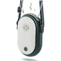 Pikkukuva 3 / 5: Kaulassa riippuva tuuletin, puettava henkilökohtainen mini-jäähdytyskaulakorutuletin, handsfree, 2000 mAh, vihreä, tuuletin