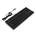 Miniatyrbillede 4 af 8: Mekanisk tastatur 87 taster rød switch ergonomisk fleksibel hurtig respons kablet tastatur til pc computer bærbar sort
