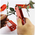 Miniatyrbillede 3 af 5: 1 stk. 14,3 * 2,5 cm Skæreværktøj Blomsterhandler Metal Gardon Blomst Rose Torn Stilk Blad Stripper Rose Tang Fjernelse af Grater Haveværktøj