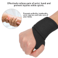 Miniatyrbillede 8 af 8: Unisex Justerbar Elastisk Håndledsbøjle Håndledsrem Beskyttelse Fitness Hand Wraps Sort Gratis Str.