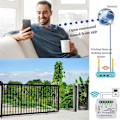 Miniatyrbillede 5 af 5: Tuya WiFi Smart Gardin Switch Modul Til Alexa Home(A)