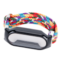 Miniatyrbild 6 av 8: 3 i 1 watch Case Byte av watch Case för Mi Band 7 Färgglada band Svart skal