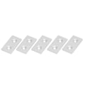 Miniatyrbilde 5 av 8: 5 stk aluminium profil endelokk legering metall dekkplate lineære bevegelige deler 4080 doble hull sølv