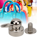 Miniatyrbild 4 av 8: 20 Set Stud Rivets 9mm Mässing O-Ring Huvudknapp Rivet Stud för LäderhantverkSilver