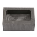 Miniatyrbillede 5 af 8: Rektangel grafitstøbeform Hurtigopvarmning Køling Metalsmelteform til støbning Raffinering 2,2 X 1,5 X 0,8 tommer