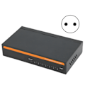 Miniatyrbillede 1 af 8: 8 porte Gigabit Ethernet-switch TBCS5008E Plug Play Stabil Robust aluminiumlegering computernetværks switche 100240V (EU-stik)