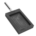 Miniatyrbilde 4 av 8: Grafittstøpeform Metallstøpeform digel med håndtak for smelting av raffinering Gull Sølv Kobber 4,13 X 2,76 X 0,39 tommer