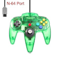 Miniatyrbilde 1 av 5: 2 Pakke Klassisk Kablet N64 Kontroller Retro Spill 64-bit Gamepad Joystick Erstatning 071pc
