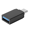 Pikkukuva 7 / 8: Tyyppi C -sovitinmuunnin matkapuhelin kannettava USB-pikalataus tietokoneen lisävarusteet (musta)