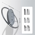 Miniatyrbilde 2 av 5: Vertikalstativ Erstatning for PS5 Pro/PS5 Slim/PS5 Konsoll Sølv