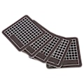 Miniatyrbillede 5 af 8: 5 stk Skæremåtte PVC Mini Sød Dobbeltfarvet Selvhelbredende Skærebræt til Quiltning Syning Scrapbog 6 X 6 cm