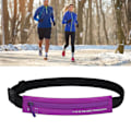 Miniatyrbild 6 av 8: Smal och justerbar löparbälte Vattentät dragkedja Justerbar Mode Fitness midjeväska för män Kvinnor Lila Fri storlek