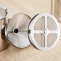 Miniatyrbilde 5 av 5: 400 ml dobbel mesh melkeskummer i rustfritt stål