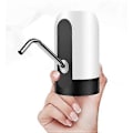 Miniatyrbillede 3 af 5: Sort Automatisk Vanddispenser Genopfyldelig Flaske Drikkevandspumpe Trådløs Elektrisk Hurtig Pumpning Flaske Gallon Universal Dispenser