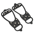 Miniatyrbilde 6 av 8: 1 par 8 tenner stegjern Anti Slip Ice Traction Cleats Sko grep for å gå på snø og isM
