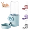 Miniatyrbillede 1 af 5: Automatisk Vanddispenser til Små Dyr - Marsvin, Hamster, Kanin - 500ml (17oz) - Blå