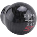 Miniatyrbillede 1 af 5: 6-gears Carbon Fiber Gear Shift Knob til Bilræs