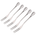 Miniatyrbillede 1 af 7: 5 stk. rustfrit stål fortykkede grillspyd til grill, grillspyd til hjemmelavet mad og frugtsnacks