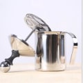 Miniatyrbilde 1 av 5: 400 ml dobbel mesh melkeskummer i rustfritt stål