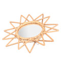 Miniatyrbilde 4 av 8: Rotting Innovativ kunstdekorasjon Makeup Mirror Retro Dressing Baderom Vegghengende MirrorStar